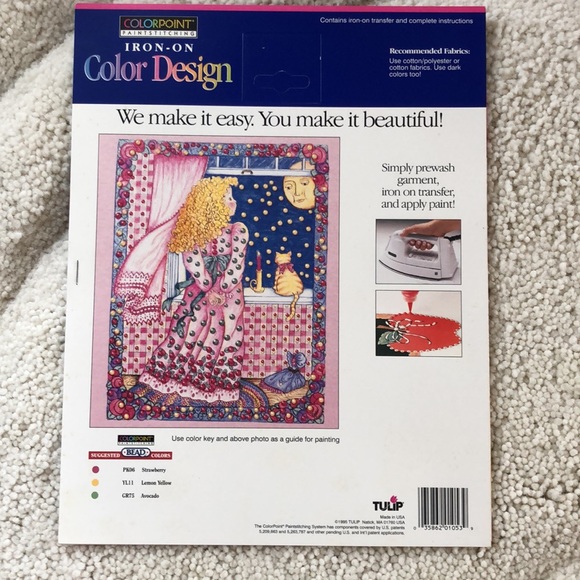 3 NWT fun sets of iron fabric designs for decorate - Picture 3 of 12